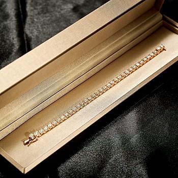 Bratara Tennis din Aur cu Diamante Incolore 7.30ct - model br2120