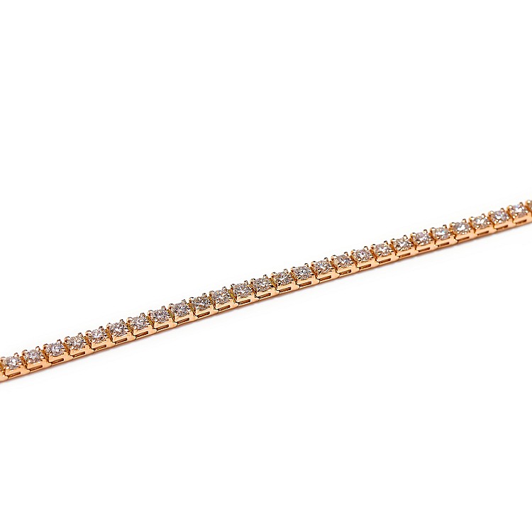 Bratara Tennis din Aur cu Diamante Incolore 7.30ct - model br2120