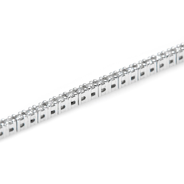 Bratara tennis 1.00ct din Aur cu Diamante Incolore - model br2696