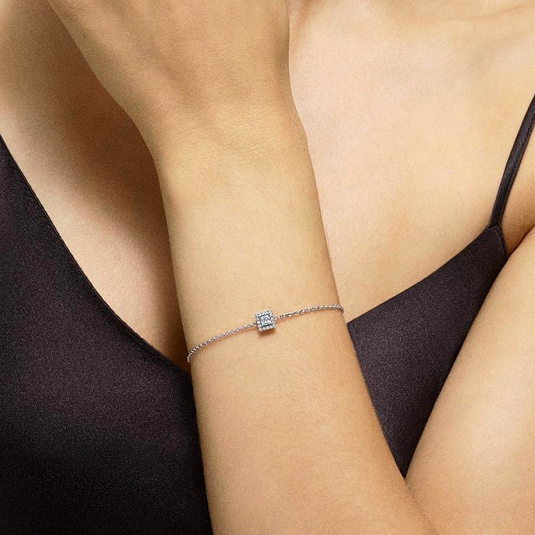 Bratara din Aur cu Diamante Naturale - model br302