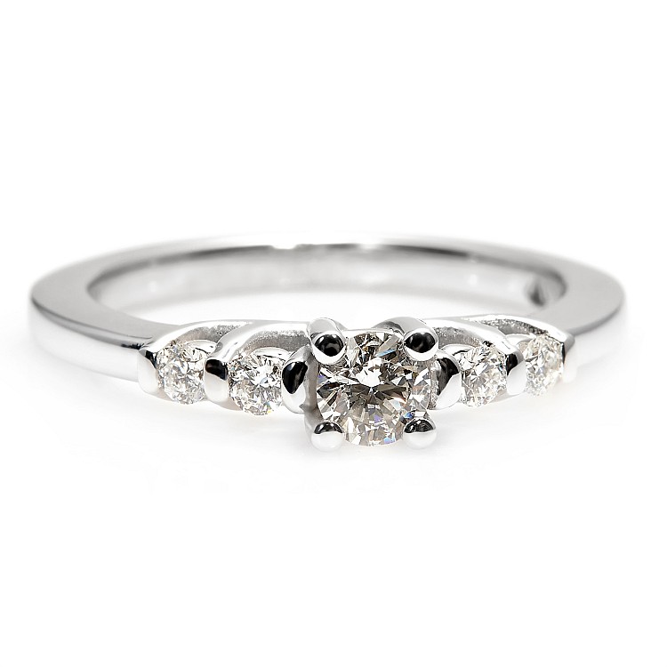 Inel de logodna din Aur 18k sau Platina cu Diamant Certificat GIA 1.00ct si Diamante secundare - model i122543