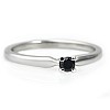 Inel de logodna din Aur cu Diamant Negru 0.10ct - 0.15ct - model i004