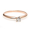 Inel de logodna din Aur 18k sau Platina cu Diamant 0.15ct - 0.25ct - model i007