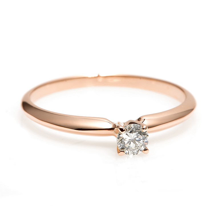 Inel de logodna din Aur 18k sau Platina cu Diamant 0.15ct - 0.25ct - model i007