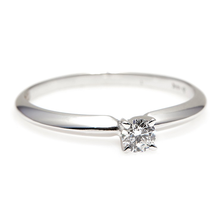 Inel de logodna din Aur 18k sau Platina cu Diamant 0.15ct - 0.25ct - model i007