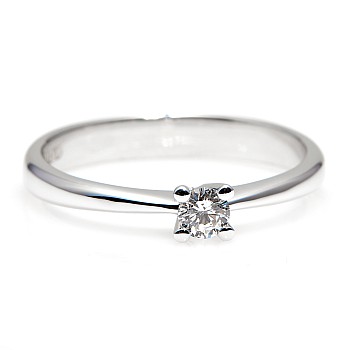 Inel de logodna din Aur 18k sau Platina cu Diamant 0.15ct - 0.25ct - model i026
