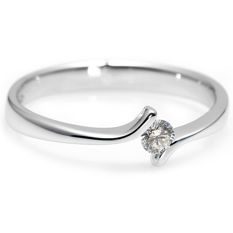 Inel de logodna din Aur 18k sau Platina cu Diamant 0.15ct - 0.25ct - model i060