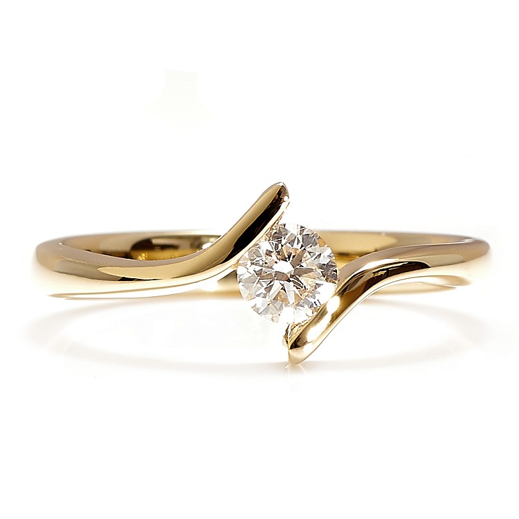 Inel de logodna din Aur 18k sau Platina cu Diamant 0.15ct - 0.25ct - model i060