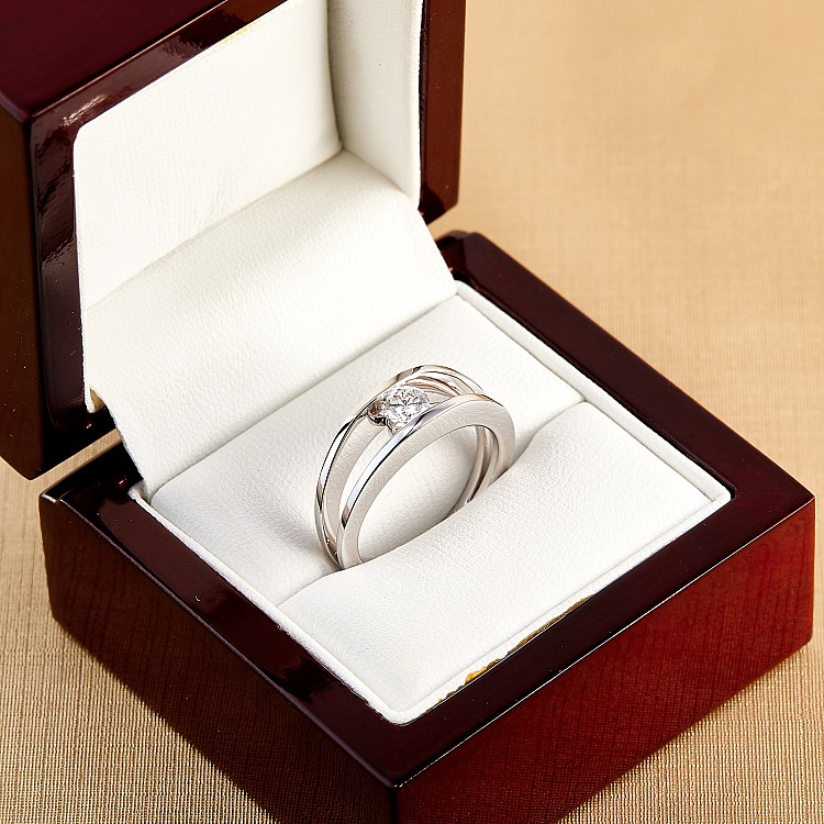 Inel de logodna din Aur 18k sau Platina cu Diamant Certificat GIA 0.30ct sau 0.40ct - model i1145