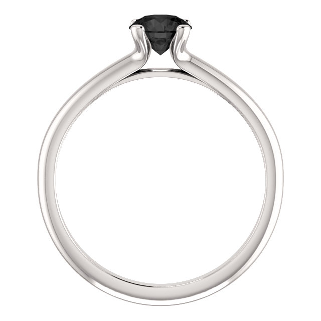 Inel de logodna din Aur 18k sau Platina cu Diamant Negru 0.33ct - 0.85ct - model i122005