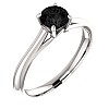 Inel de logodna din Aur 18k sau Platina cu Diamant Negru 0.33ct - 0.85ct - model i122047