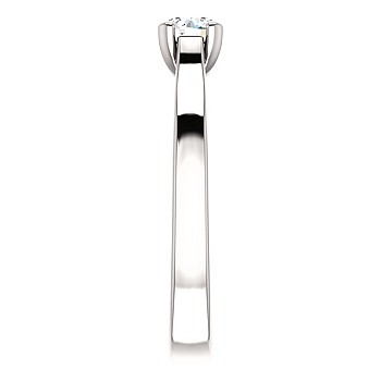 Inel de logodna din Aur 18k sau Platina cu Diamant Incolor 0.15ct - 0.25ct - model i122100