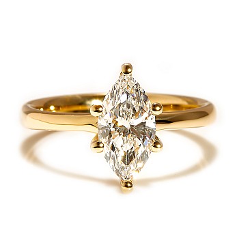 Inel de logodna din Aur 18k sau Platina cu Diamant Certificat GIA 1.00ct - model i122118