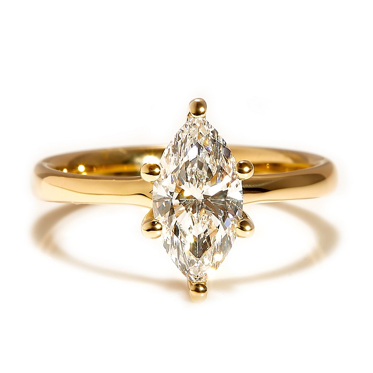 Inel de logodna din Aur 18k sau Platina cu Diamant Certificat GIA 1.00ct - model i122118