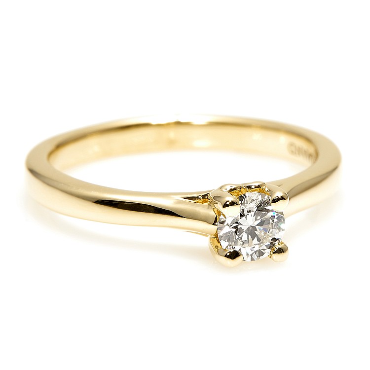 Inel de logodna din Aur 18k sau Platina cu Diamant Certificat GIA 0.30ct sau 0.40ct - model i122455