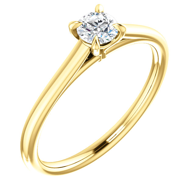 Inel de logodna din Aur 18k sau Platina cu Diamant 0.15ct - 0.25ct - model i122969