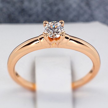 Inel de logodna din Aur 18k sau Platina cu Diamant 0.15ct - 0.25ct - model i123058