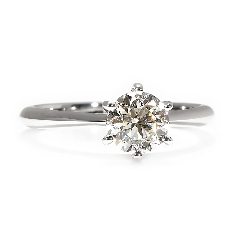 Inel de logodna Model Tiffany din Platina cu Diamant Lab Grown 0.70ct Certificat IGI - model i168