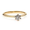 Inel de logodna model Tiffany din Aur 18k sau Platina cu Diamant 0.15ct - 0.25ct - model i168
