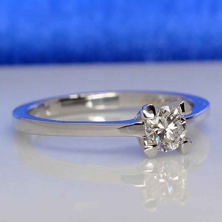 Inel de logodna din Aur 18k sau Platina cu Diamant 0.15ct - 0.25ct - model i513