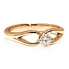 Inel de logodna din Aur 18k sau Platina cu Diamant 0.15ct - 0.25ct - model i517