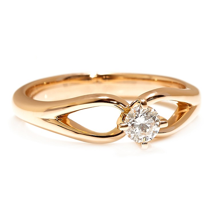 Inel de logodna din Aur 18k sau Platina cu Diamant 0.15ct - 0.25ct - model i517