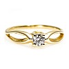 Inel de logodna din Aur 18k sau Platina cu Diamant Incolor GIA 0.50ct sau 0.70ct - model i71627