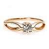 Inel de logodna din Aur 18k sau Platina cu Diamant Incolor GIA 0.50ct sau 0.70ct - model i71627