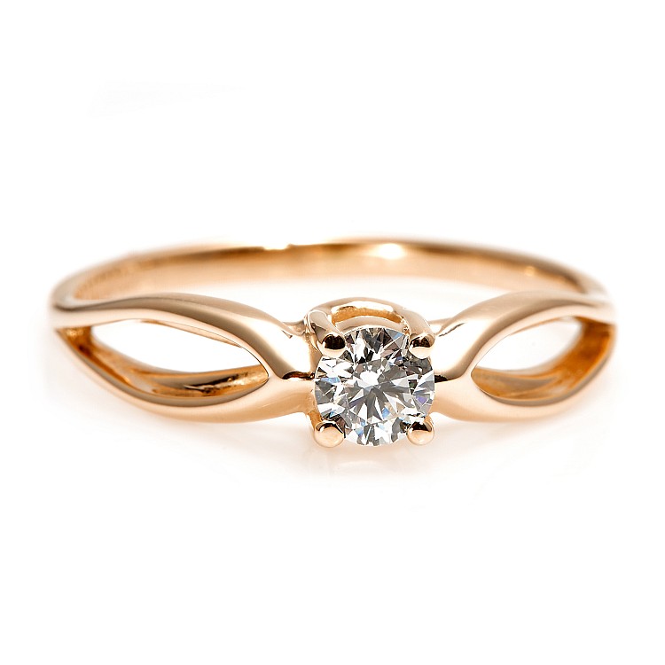 Inel de logodna din Aur 18k sau Platina cu Diamant Incolor GIA 0.50ct sau 0.70ct - model i71627