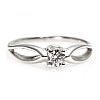 Inel de logodna din Aur 18k sau Platina cu Diamant Incolor GIA 0.50ct sau 0.70ct - model i71627