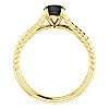 Inel de logodna din Aur 18k sau Platina cu Diamant Negru 0.33ct - 0.85ct - model i71741