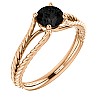 Inel de logodna din Aur 18k sau Platina cu Diamant Negru 0.33ct - 0.85ct - model i71741