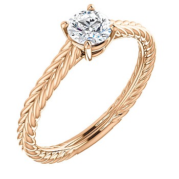 Inel de logodna din Aur 18k sau Platina cu Diamant Incolor Certificat GIA 0.30ct sau 0.40ct - model i71746