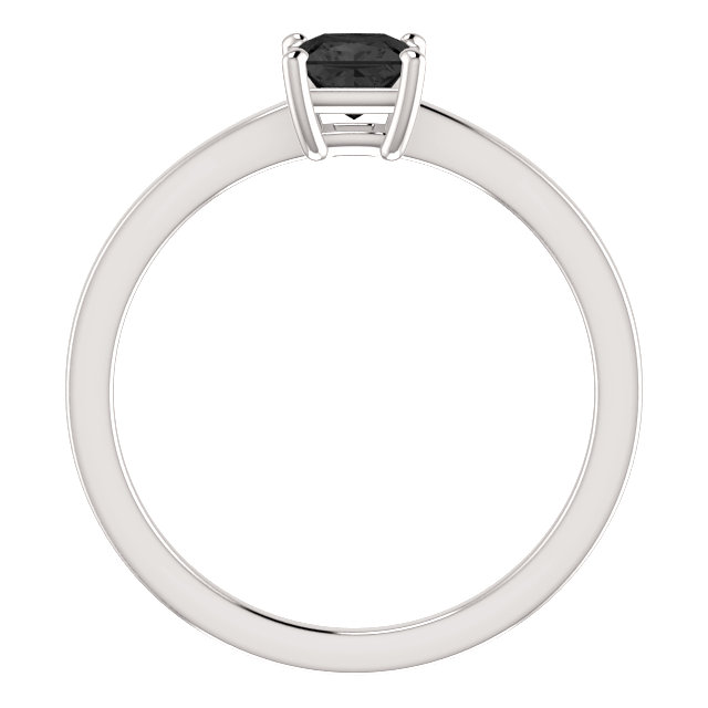 Inel de logodna din Aur 18k sau Platina cu Diamant Negru 0.33ct - 0.85ct - model i71863