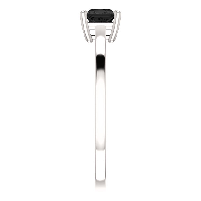 Inel de logodna din Aur 18k sau Platina cu Diamant Negru 0.33ct - 0.85ct - model i71863