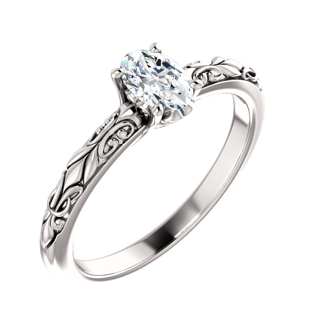 Inel de logodna din Aur 18k sau Platina cu Diamant Certificat GIA 0.30ct sau 0.40ct - model i71906