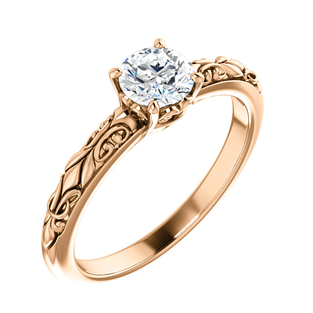 Inel de logodna din Aur 18k sau Platina cu Diamant Certificat GIA 0.30ct sau 0.40ct - model i71906