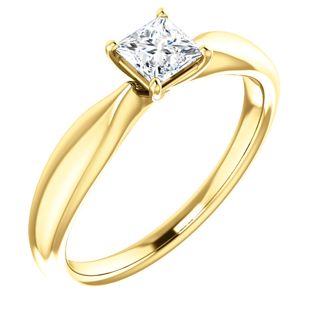 Inel de logodna din Aur 18k sau Platina cu Diamant Incolor 0.15ct - 0.25ct - model i123018