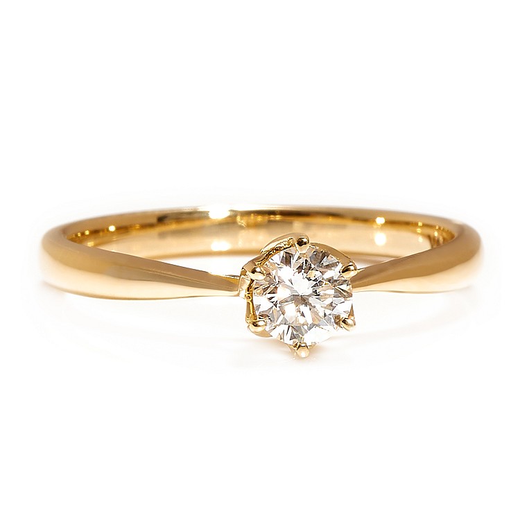 Inel de logodna din Aur 18k sau Platina cu Diamant Certificat GIA 0.30ct sau 0.40ct - model i1867