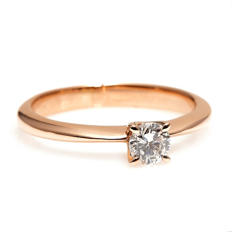 Inel de logodna din Aur 18k sau Platina cu Diamant Certificat GIA 0.30ct sau 0.40ct - model i3074