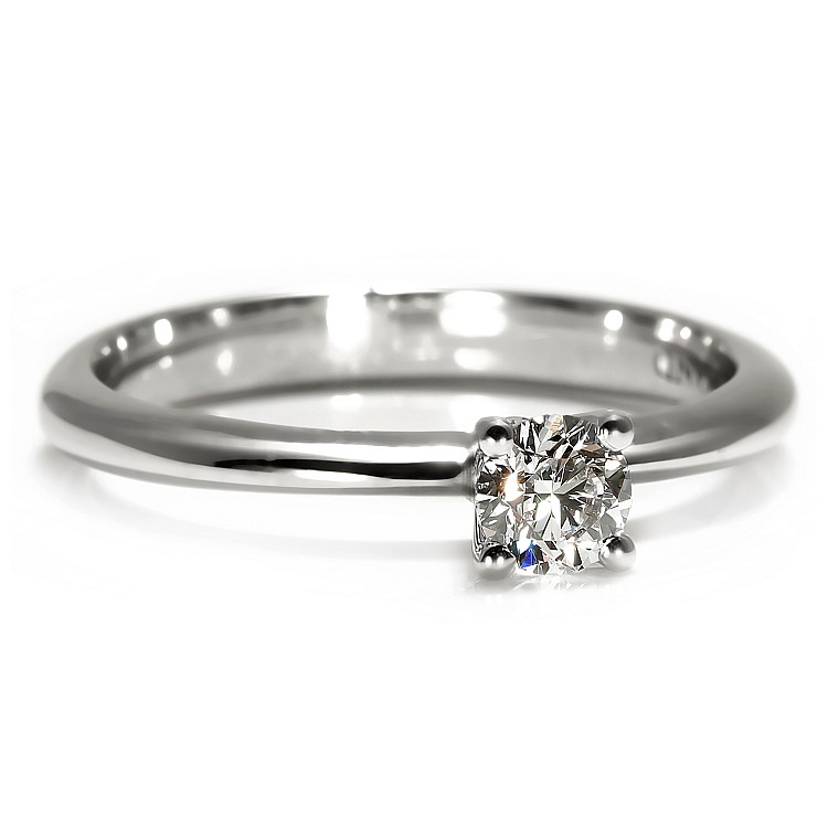 Inel de logodna din Aur 18k sau Platina cu Diamant Certificat GIA 0.30ct sau 0.40ct - model i3074