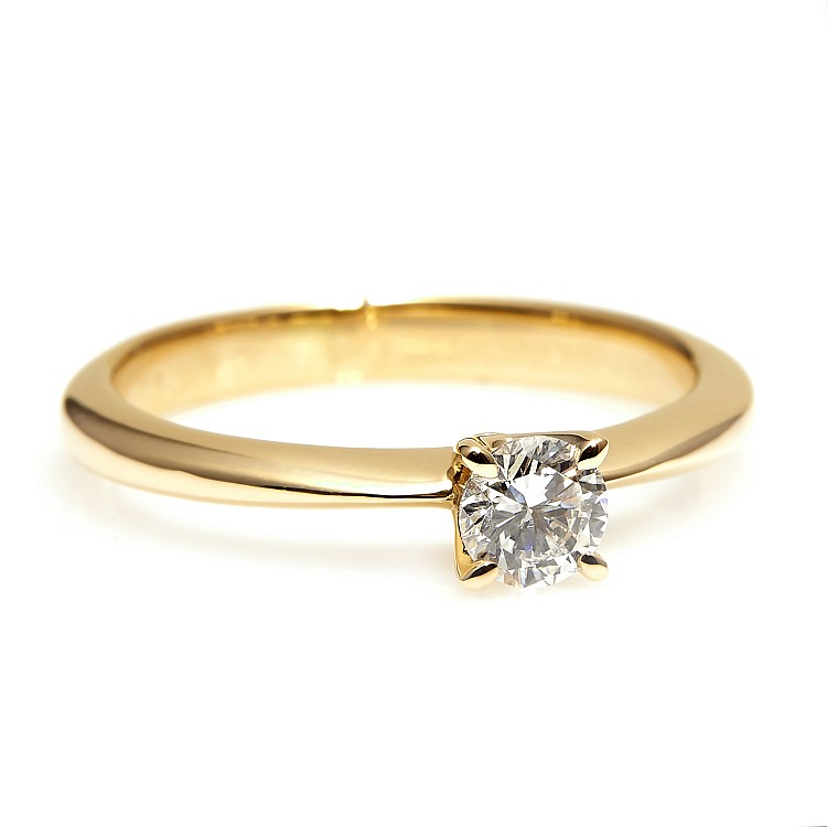 Inel de logodna din Aur 18k sau Platina cu Diamant Certificat GIA 0.30ct sau 0.40ct - model i3074