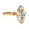Inel de logodna din Aur 18k sau Platina cu Diamant Incolor Marquise Certificat GIA 1.00ct - model i4454