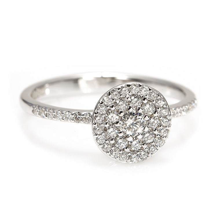 Inel Cadou din Aur cu Diamante - model i023