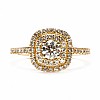 Inel de logodna din Aur 18k sau Platina cu Diamante Incolore GIA 0.30ct sau 0.40ct - model i1903