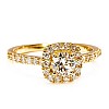 Inel de logodna din Aur 18k sau Platina cu Diamant Briliant certificat GIA 1.00ct - model i1905
