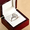 Inel de logodna Vintage din Aur cu Diamant Oval certificat GIA - model i2938