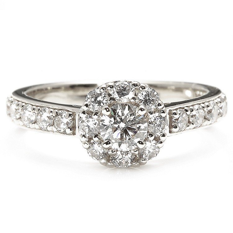 Inel de logodna din Aur 18k cu Diamant Briliant certificat GIA - model i3923