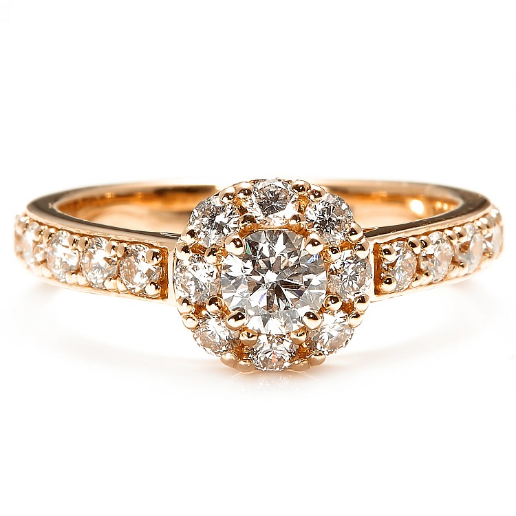 Inel de logodna din Aur 18k cu Diamant Briliant certificat GIA - model i3923