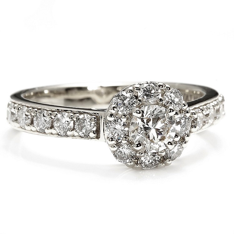 Inel de logodna din Aur 18k cu Diamant Briliant certificat GIA - model i3923